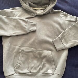 Hollister Light Gray Oversized Hoodie